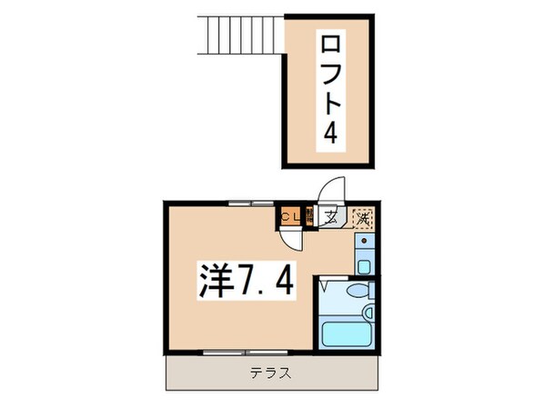 コ－トウィングス東館の物件間取画像